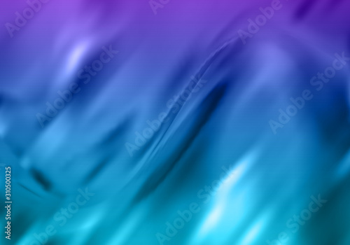 Colorful Abstract Silk Texture. Vector Illustration of Flowing Gradient Water