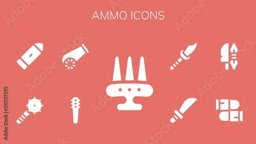 ammo icon set
