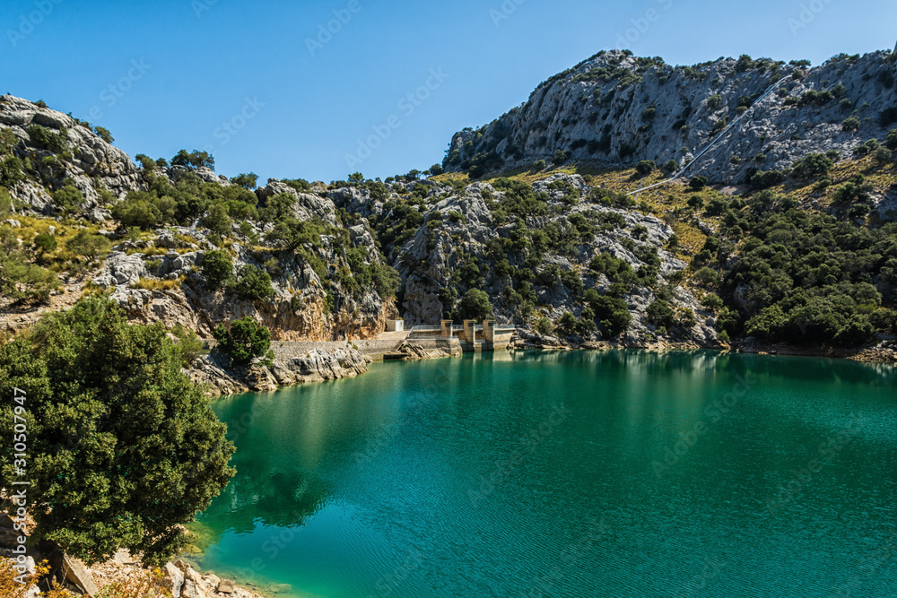Der Stausee Gorg Blau auf Mallorca