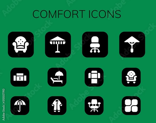 comfort icon set