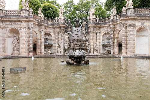 This fountain can you find in the famous Dresden Zwinger in Germany.