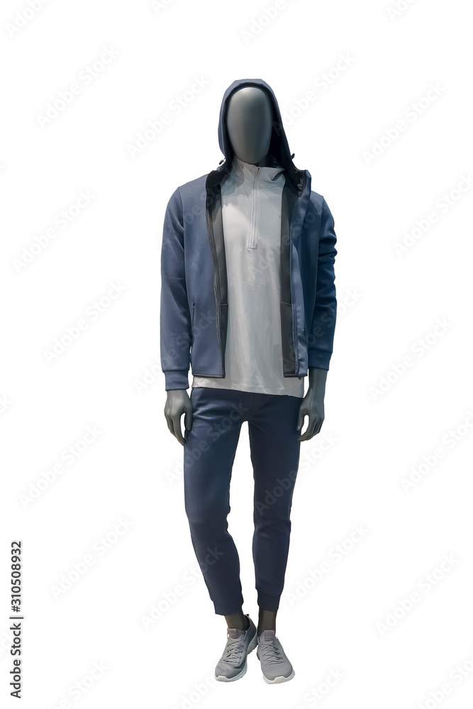 Full-length male mannequin. Full-length male mannequin.