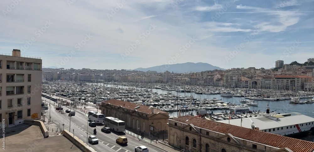 Obraz premium view of paris from eiffel tower