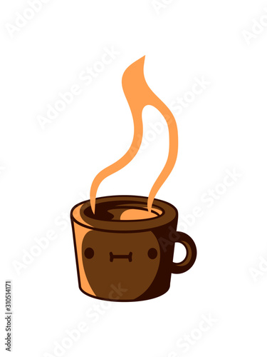 Kawaii Tasse Kaffee schokolade mich