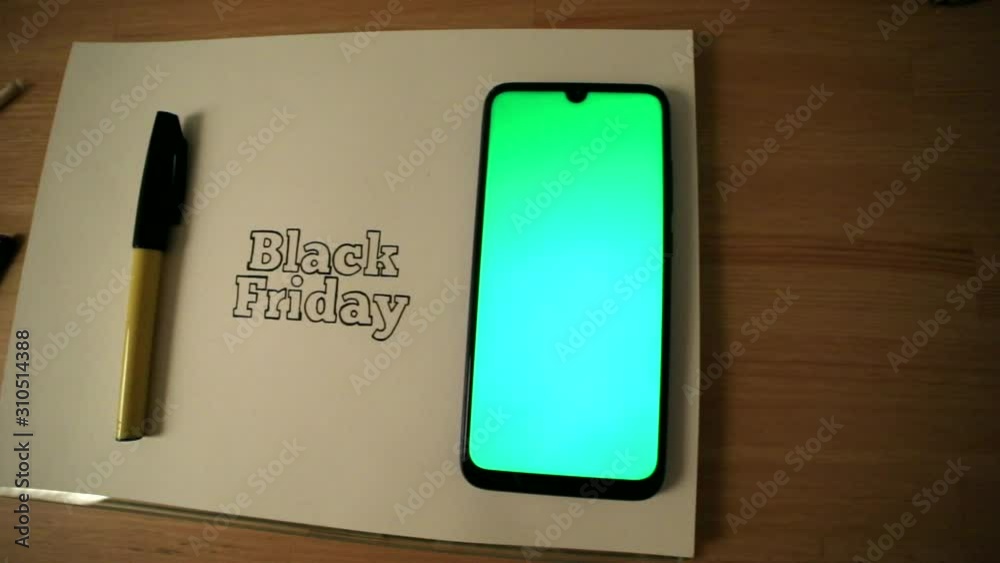 Green screen smartphone on wooden desk with Black Friday on background. Painting artistic courses. Discount price. Online educating. Chromakey mockup. Drawing skills. Artist app, sketch application. Green screen smartphone on wooden desk with Black Friday on background. Painting artistic courses. Discount price. Online educating. Chromakey mockup. Drawing skills. Artist app, sketch application.