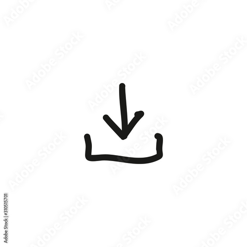 Download vector icon