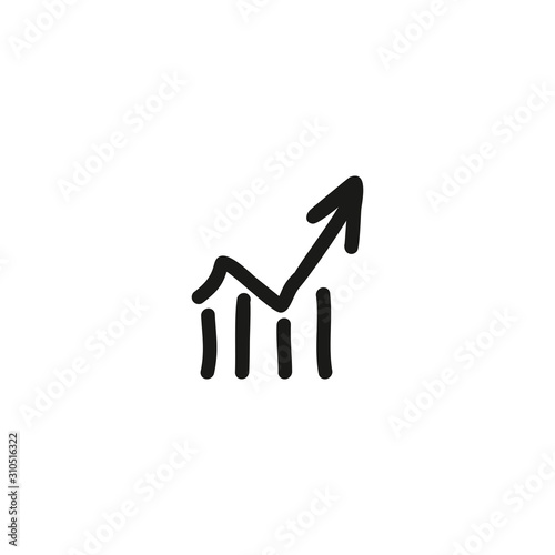Line chart icon