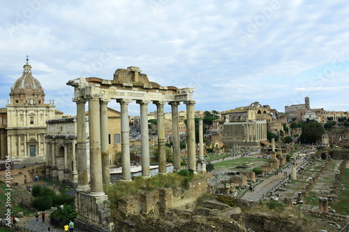 The Roman Forum in Rome Italy and all its glory © Doug Schnurr