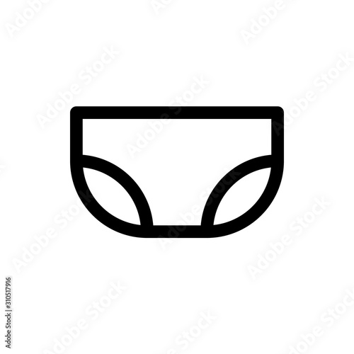 women underwear vector icon