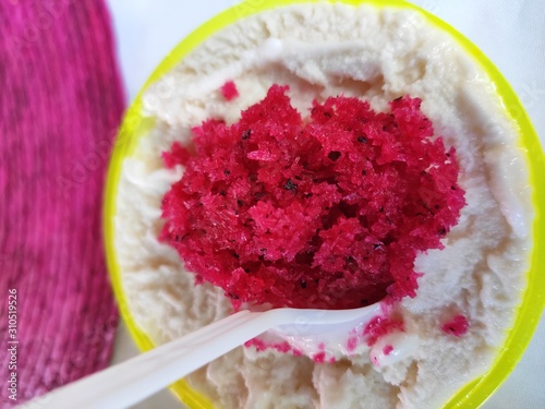 Helado de coco
