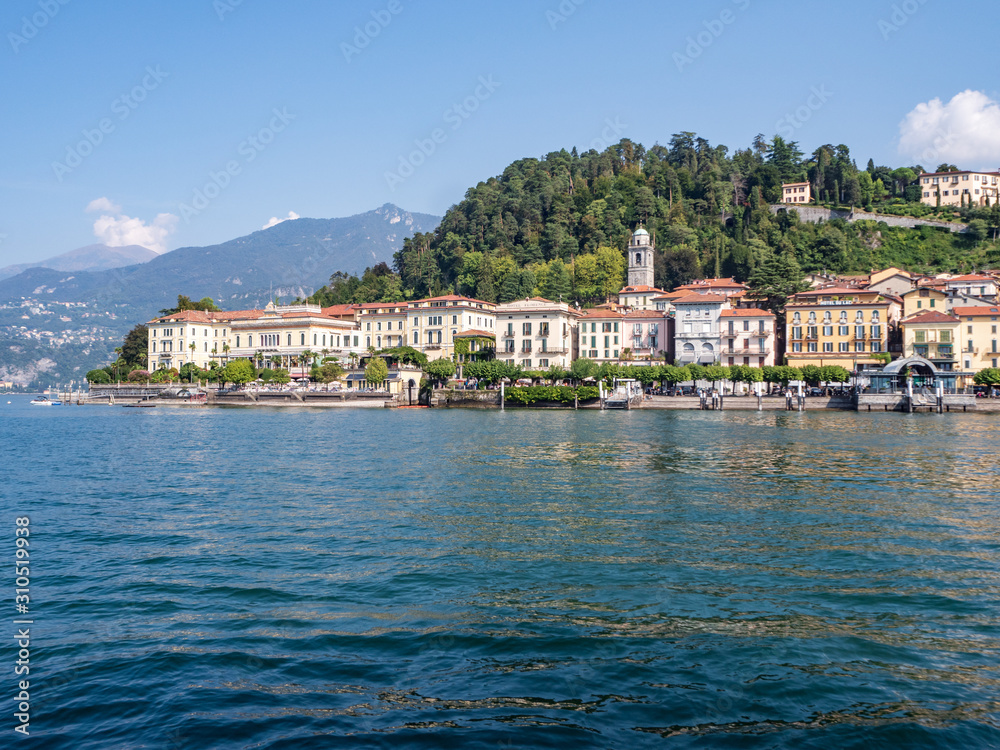 The city of Bellagio on the Lake Como