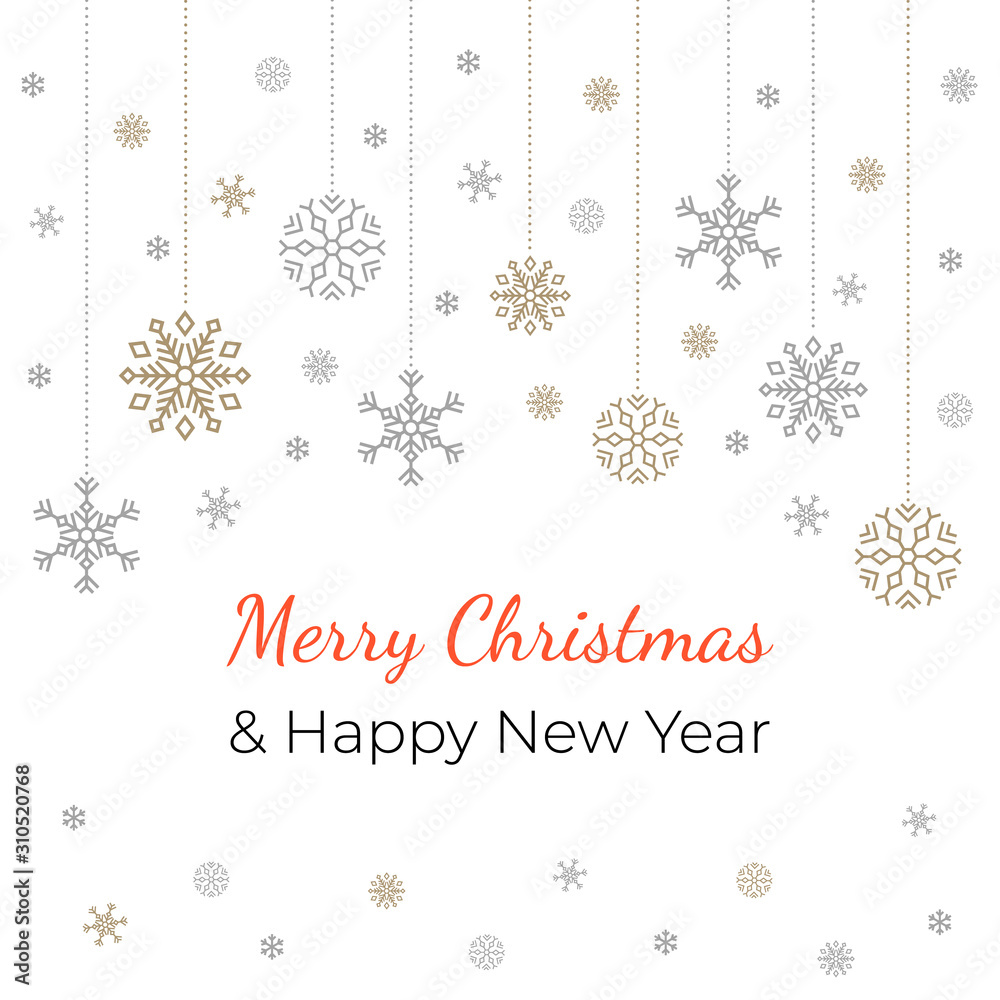 Christmas banner on white background. Vector illustration. Christmas banner on white background. Vector illustration.