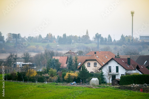 image of the landscape with views of the outskirts of Prague