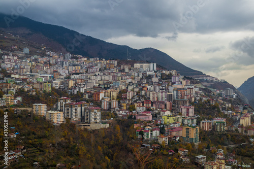 Artvin city view In Turkey Black Sea © numan