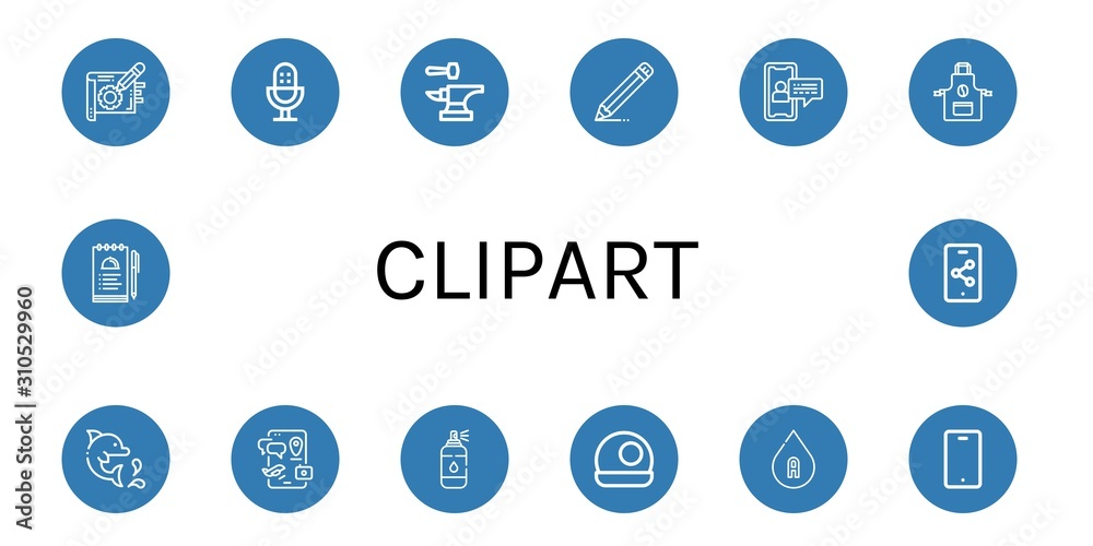 clipart simple icons set clipart simple icons set