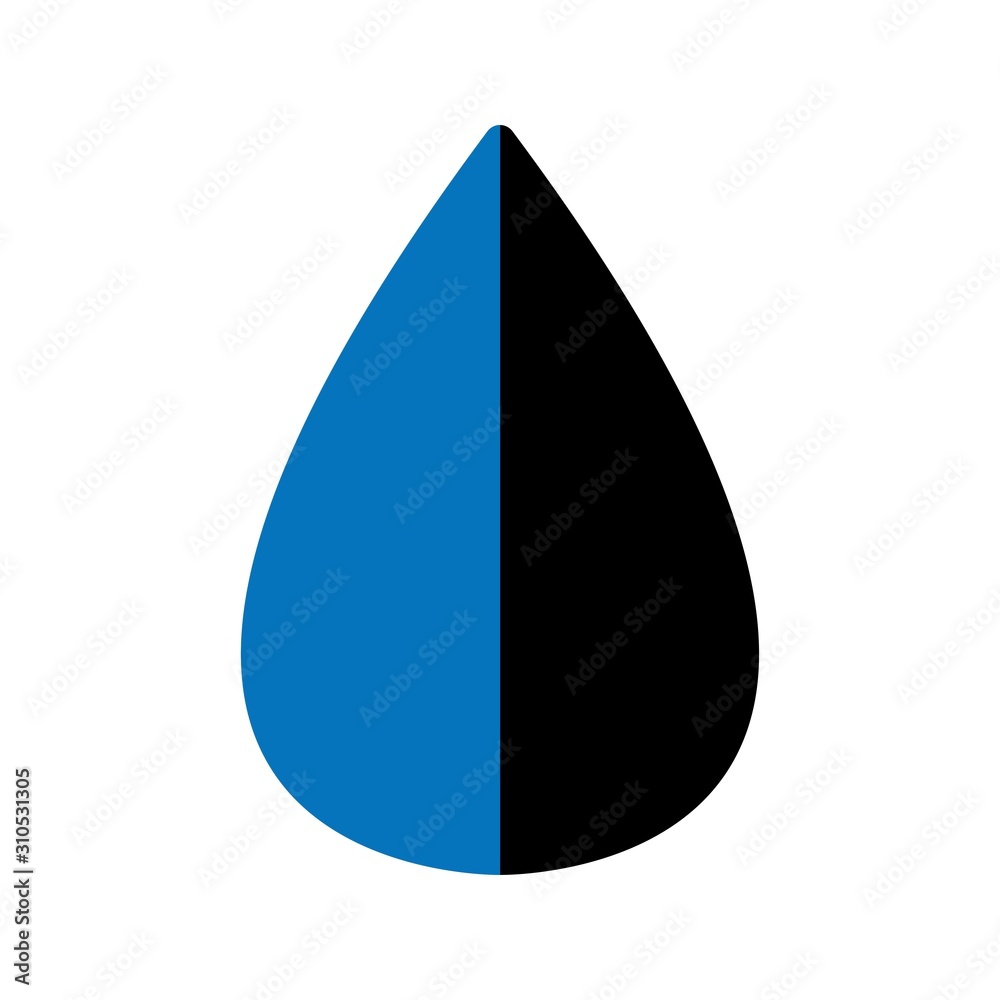 Glyph Drop icon isolated on background Glyph Drop icon isolated on background