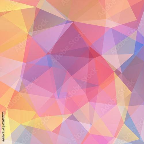 Colorful polygonal vector background. Can be used in cover design, book design, website background. Vector illustration