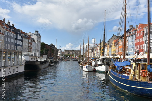 boats in Copenhagen 