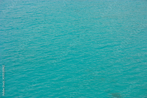 expanse of crystal clear blue water of the sea of ​​ibiza