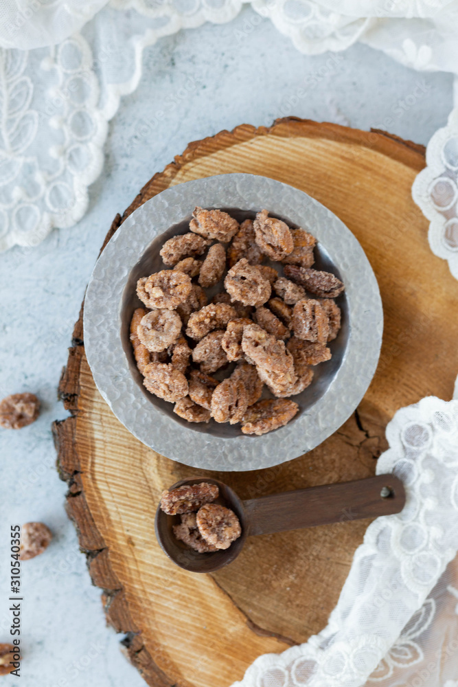 Fototapeta premium Candied Pecan Halves