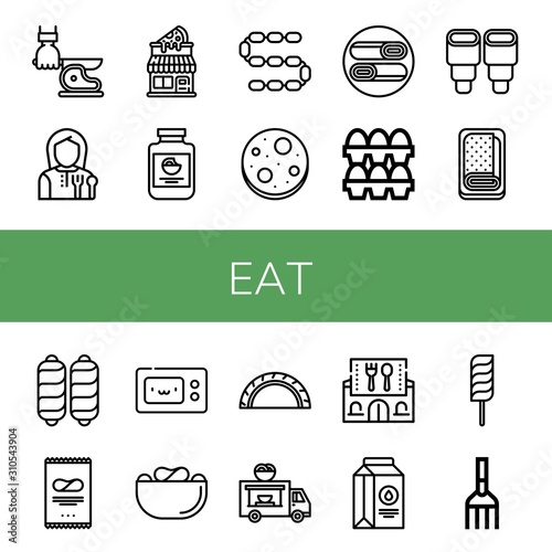 eat icon set