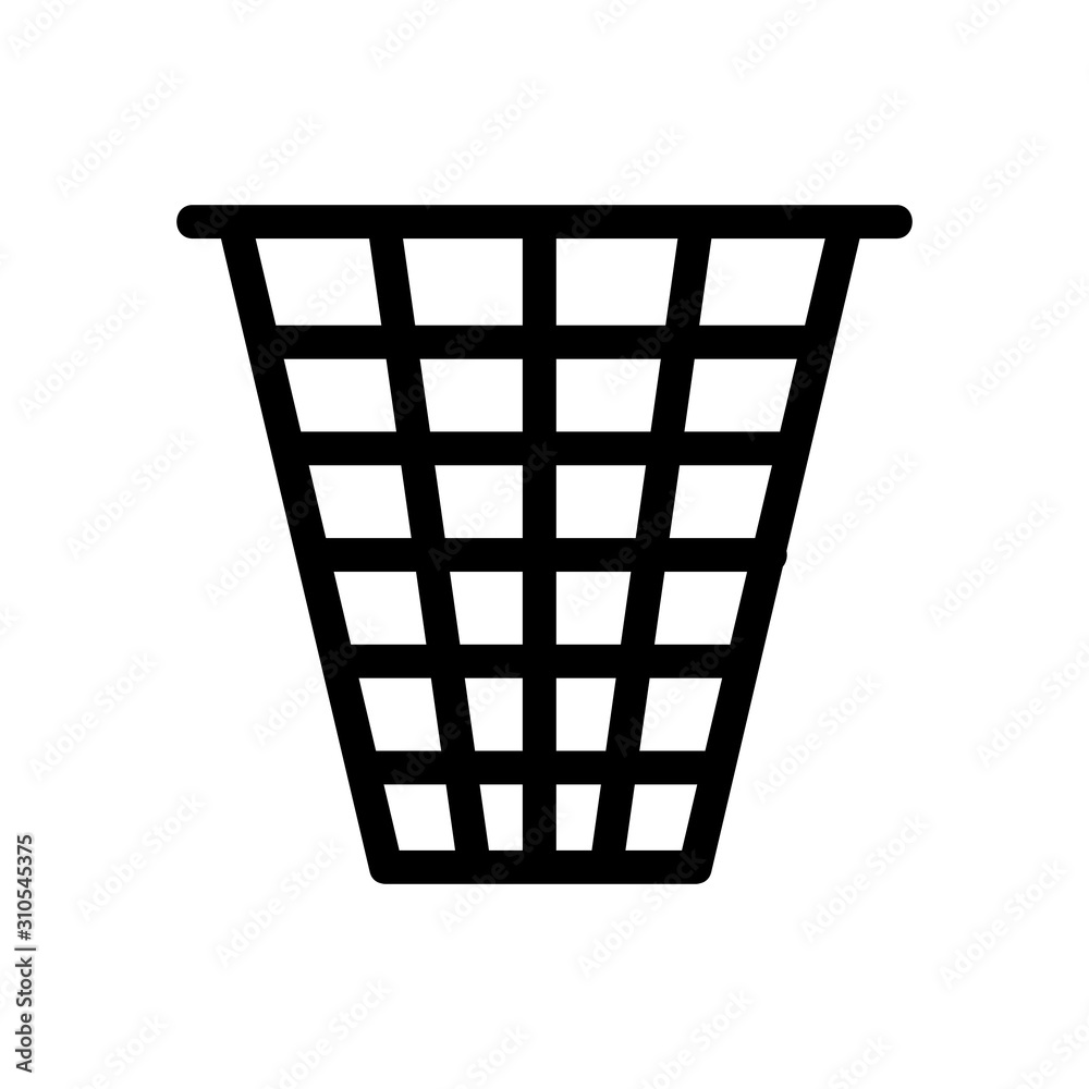 Organic recycling of the waste icon vector. A thin line sign. Isolated contour symbol illustration Organic recycling of the waste icon vector. A thin line sign. Isolated contour symbol illustration