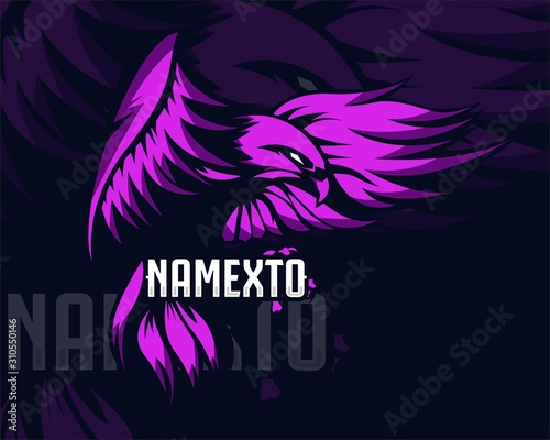 Eagle Esport logo design template