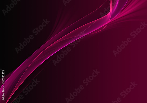 Abstract background waves. Black and fuchsia abstract background for wallpaper or business card