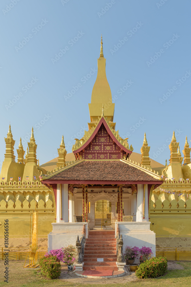 Wat Phra That Luang, Vientiane, Laos.