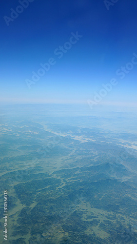 Arabic peninsula mountains aerial view.. © shahreen amri