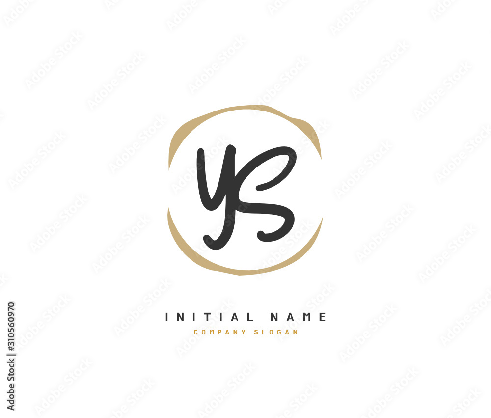 Y S YS Beauty vector initial logo, handwriting logo of initial signature, wedding, fashion, jewerly, boutique, floral and botanical with creative template for any company or business. Y S YS Beauty vector initial logo, handwriting logo of initial signature, wedding, fashion, jewerly, boutique, floral and botanical with creative template for any company or business.