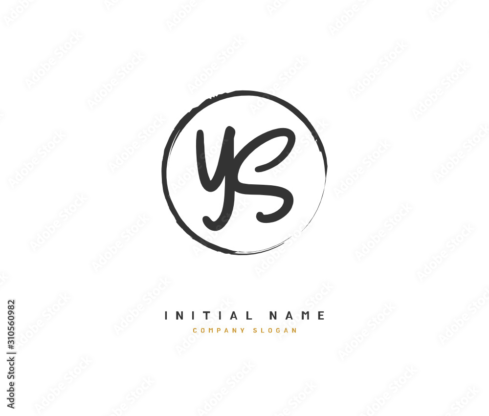Y S YS Beauty vector initial logo, handwriting logo of initial signature, wedding, fashion, jewerly, boutique, floral and botanical with creative template for any company or business. Y S YS Beauty vector initial logo, handwriting logo of initial signature, wedding, fashion, jewerly, boutique, floral and botanical with creative template for any company or business.