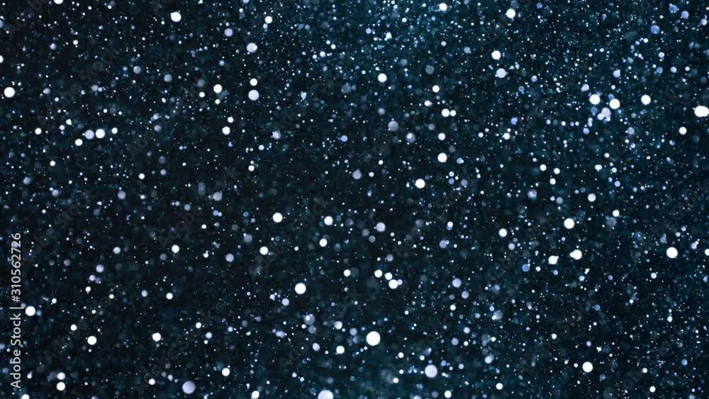 Blue Glitter Background in Super Slow Motion at 1000fps.