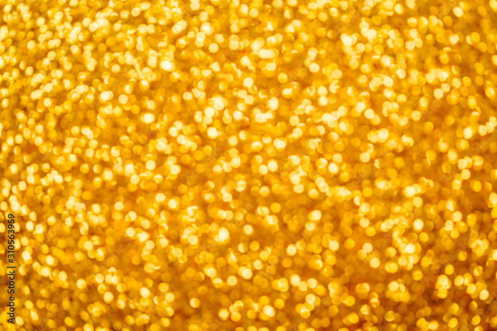 Abstract Golden glitter bokeh Abstract Golden glitter bokeh