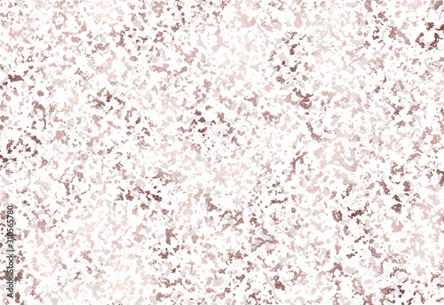 Vector rose gold marble background with pink metallic texture. 