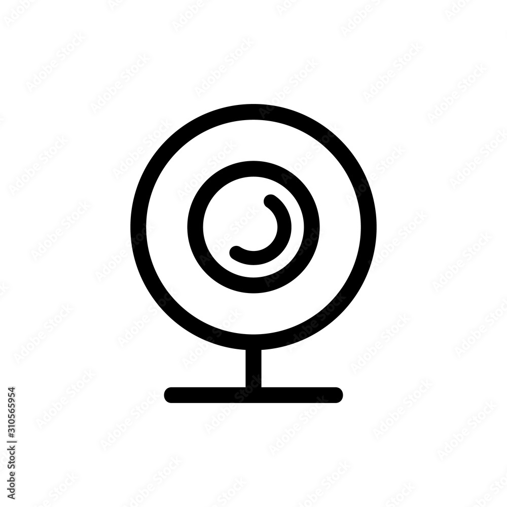 Action camera icon vector. A thin line sign. Isolated contour symbol illustration Action camera icon vector. A thin line sign. Isolated contour symbol illustration