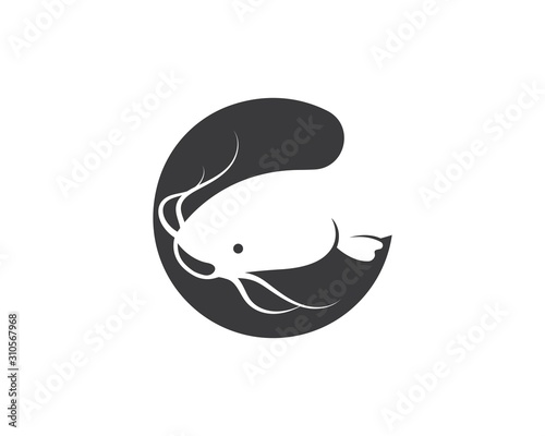 catfish vector icon illustration design