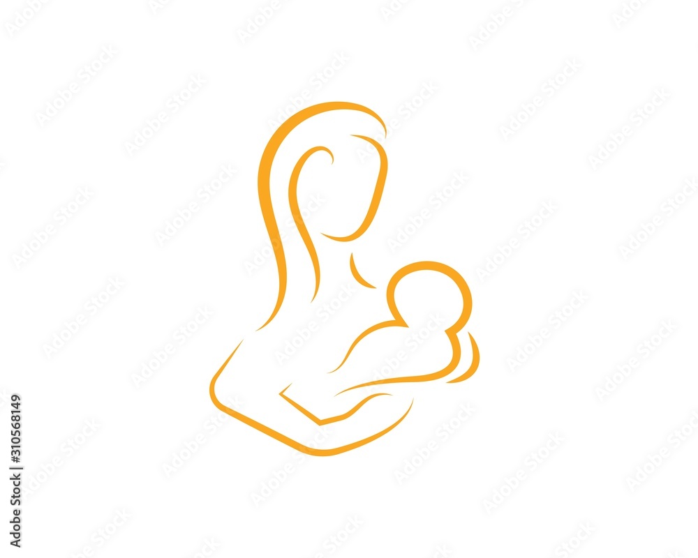 mom and baby vector illustrration design mom and baby vector illustrration design