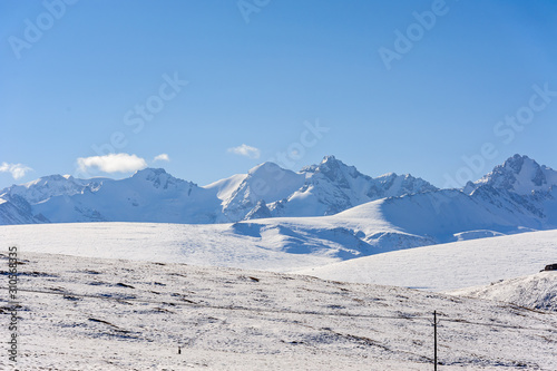 winter mountain landscape © hrui