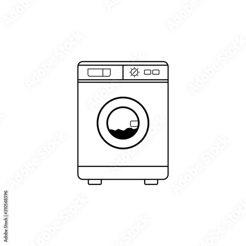 Washing machines icon. Design template vector