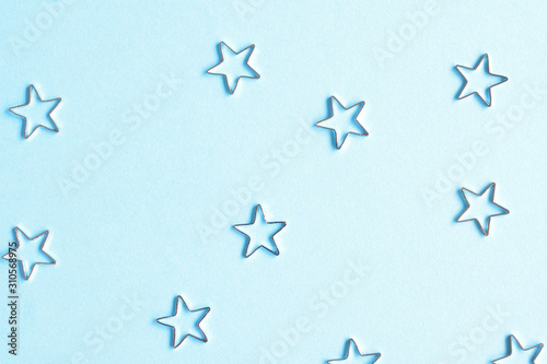 水色背景に星型背景素材stock Photo Adobe Stock