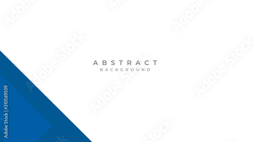 Modern Blue Abstract Background Presentation Design