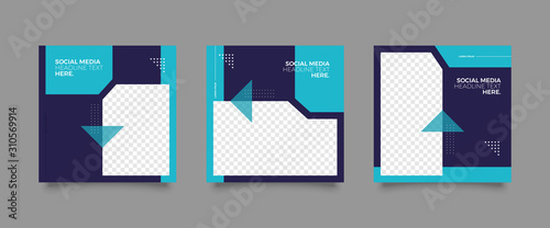 Modern promotion square web banner for social media post template. Elegant sale and discount promo backgrounds for digital marketing	