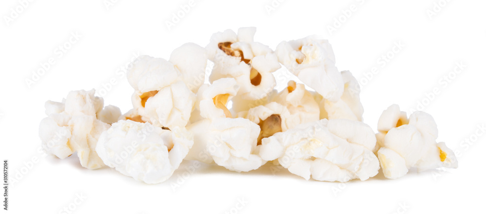 group of Popcorn isolated on white background group of Popcorn isolated on white background