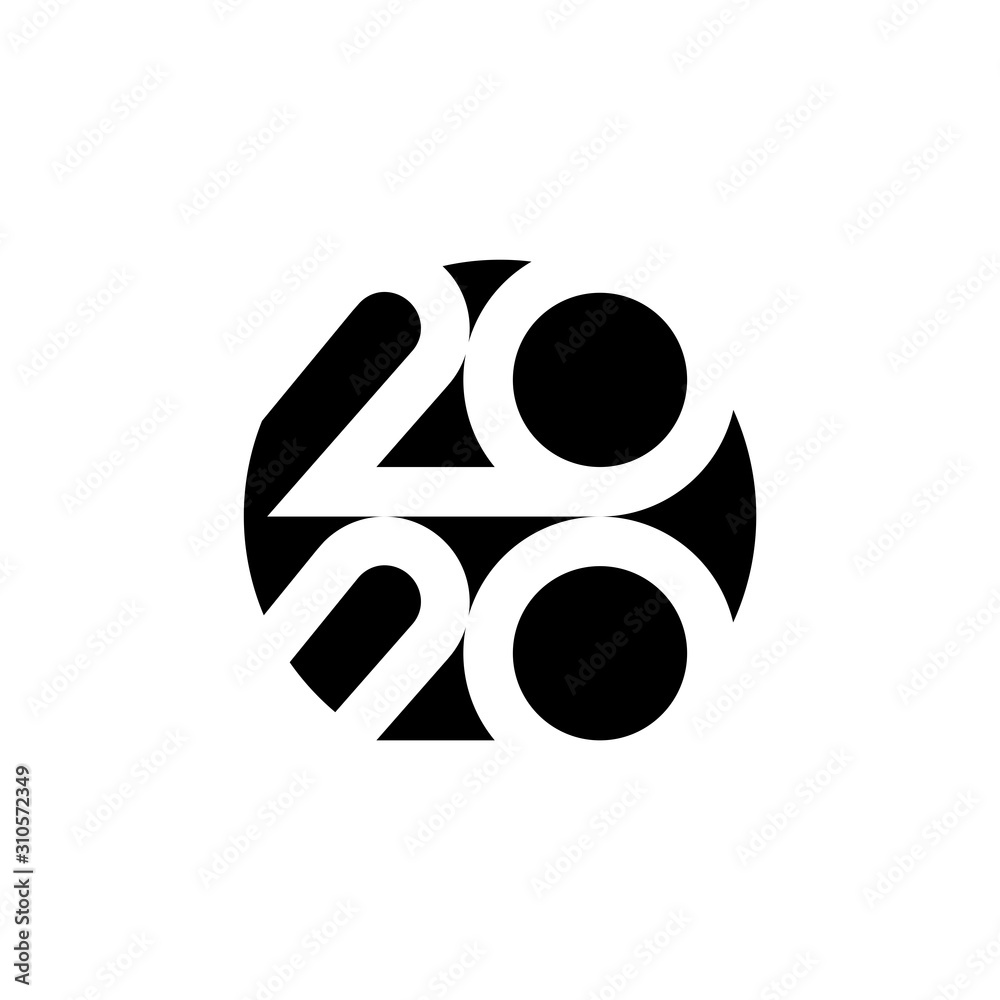 Happy New Year 2020 logo text design. Cover of business diary for 2020 with wishes. Brochure design template, card, banner. Vector illustration. Happy New Year 2020 logo text design. Cover of business diary for 2020 with wishes. Brochure design template, card, banner. Vector illustration.