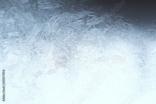 結氷の模様