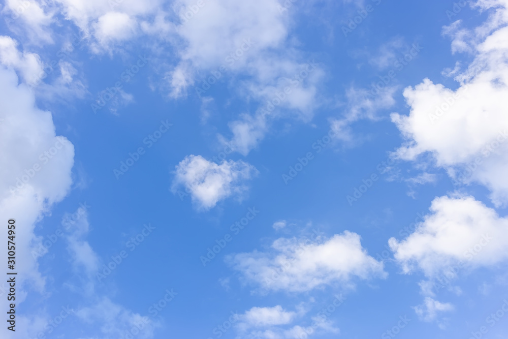 Cloudscape with white cloud. Blue sky with cloud in the summer.Clouds in the blue sky and look and feel comfortable. Cloudscape with white cloud. Blue sky with cloud in the summer.Clouds in the blue sky and look and feel comfortable.