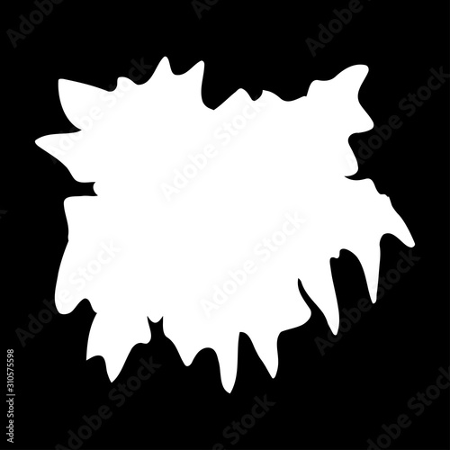 An abstract splatter shaped background image.