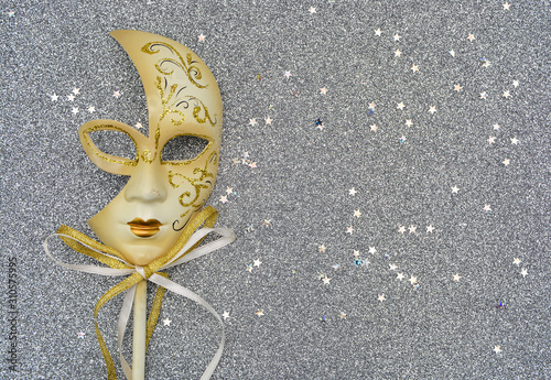 Masquerade Venetian mask wi...