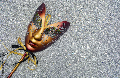 Masquerade Venetian mask wi...